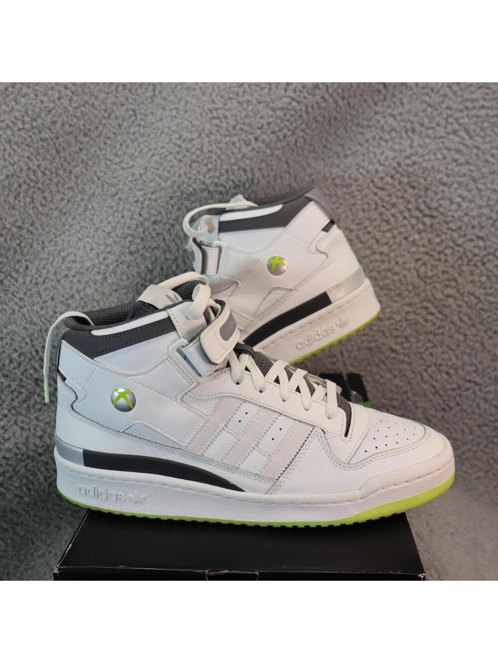 sz 10 adidas Xbox 360 x Forum Mid 20th Anniversary VGUC Rare